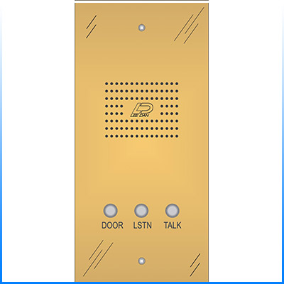 IR-424BRQ 4-Wire Oversized Apartment Intercom Station

Unlacquered Solid Polished Brass Round Button - Quantum Style