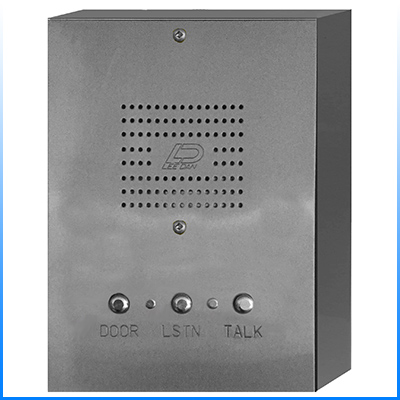 IR-445SS 5-Wire Surface Mount Stainless Steel Apartment Intercom Stations w/ Round Metal Buttons