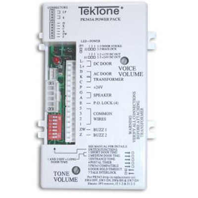 TekTone PK543A 5-4-3 Wire Intercom Amplifier