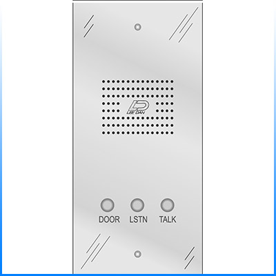 IR-424SS 4-Wire Oversized Apartment Intercom Station Stainless Steel Round Button - Quantum Style