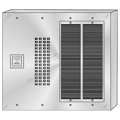 MS-060S MILLENNIUM Stainless Steel
Apartment Lobby Panel  