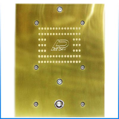 OR-603BR Outdoor Solid Polished Brass Remote Station 