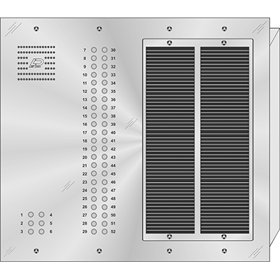 QS-052 QUANTUM™ Stainless Steel
Apartment Lobby Panel  