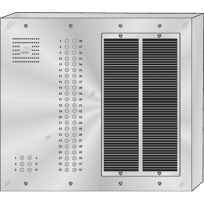 QS-052S QUANTUM™ Stainless Steel
Apartment Lobby Panel  